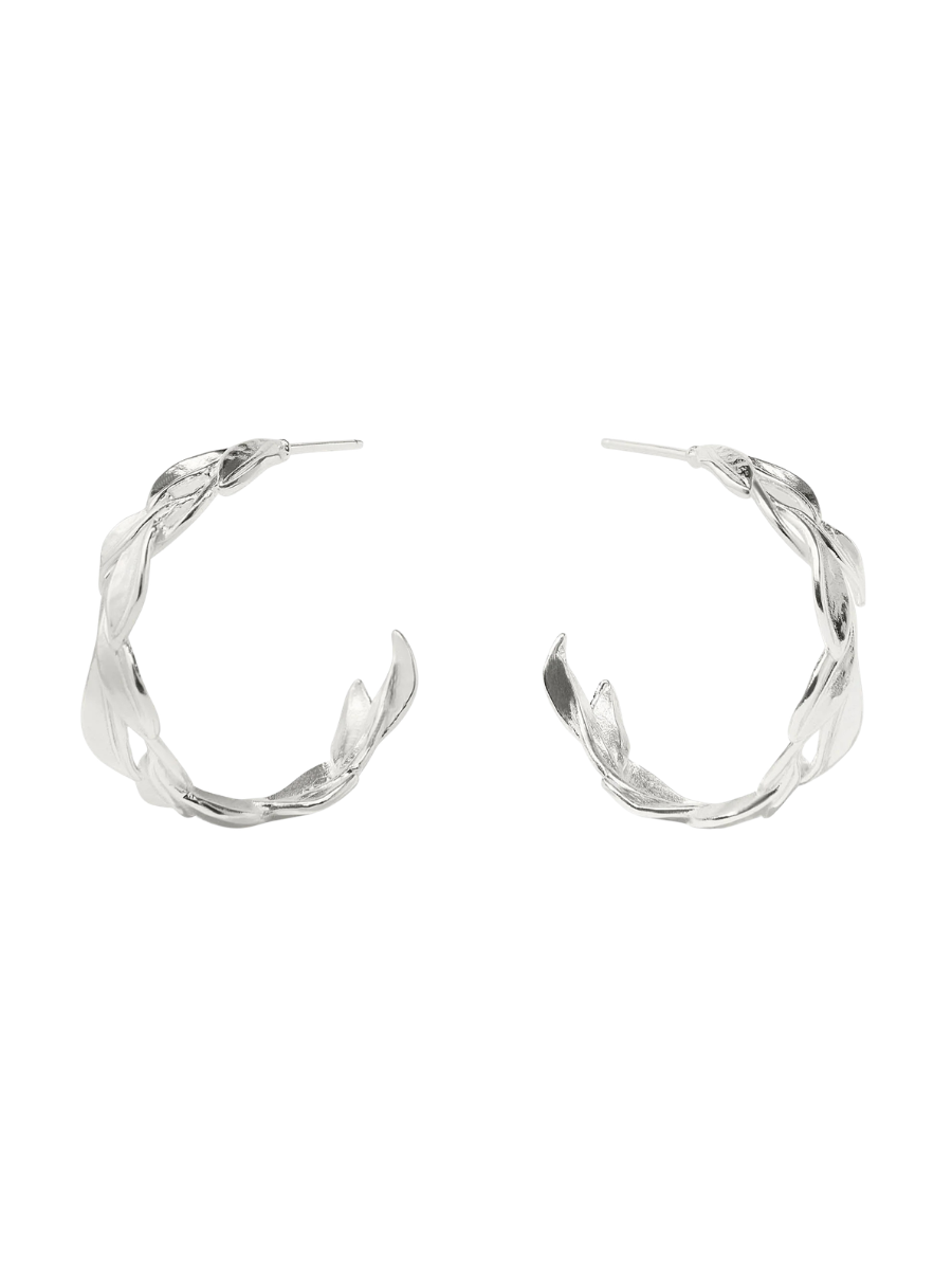JULIE VOS | Willow Hoop - Silver