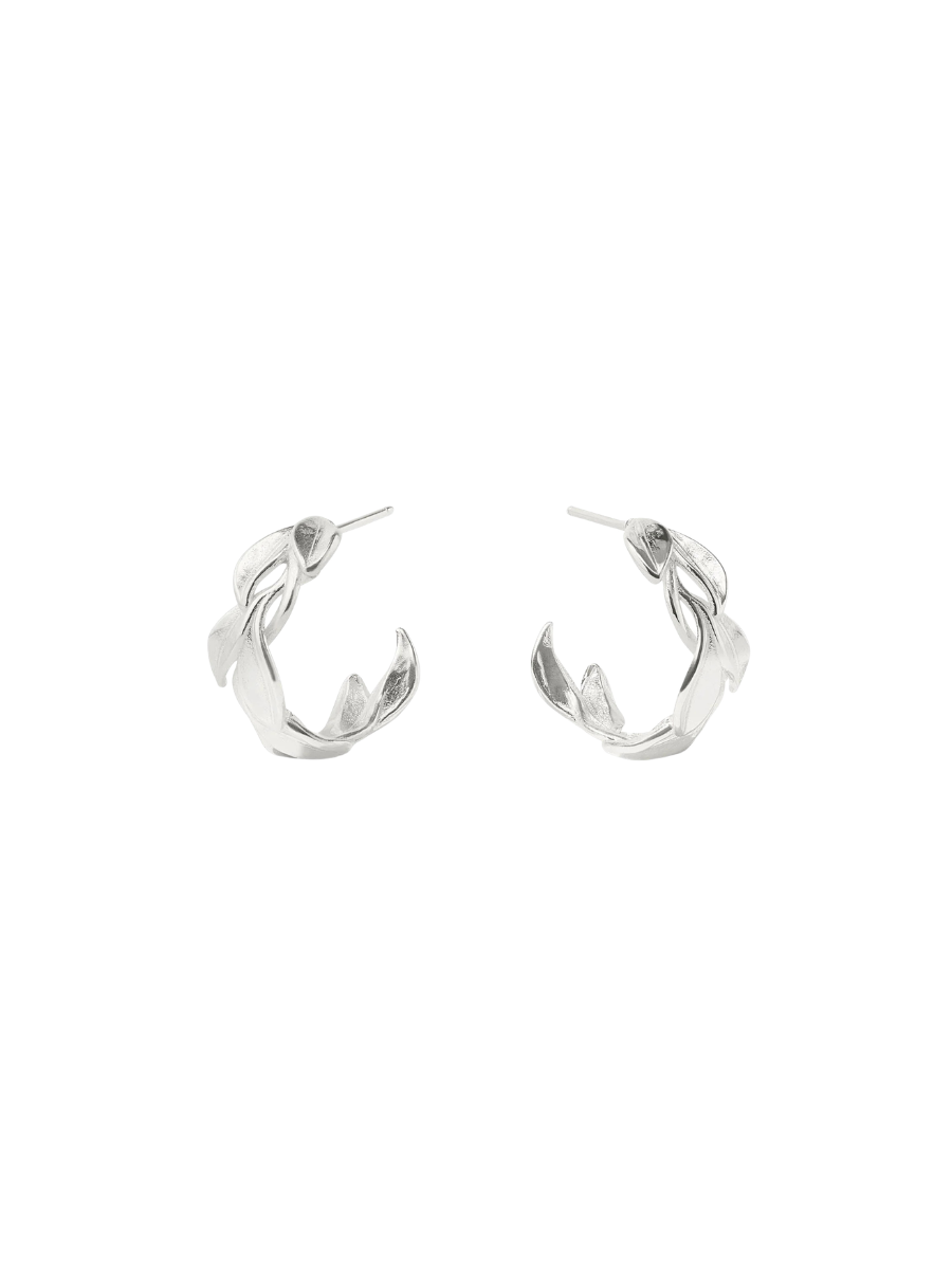 JULIE VOS | Willow Hoop - Silver