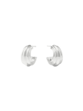 JULIE VOS | Portofino Statement Hoop - Silver