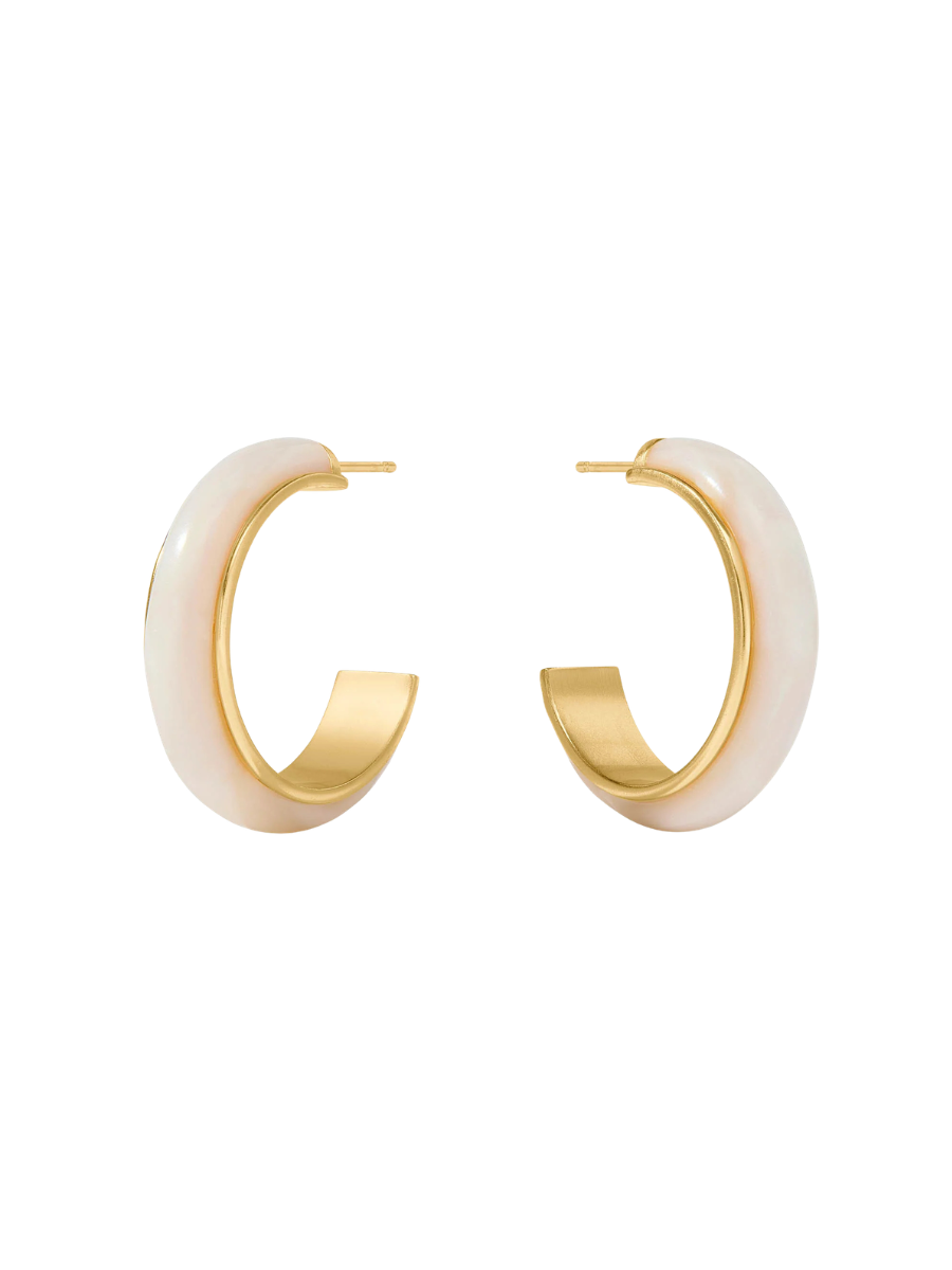 JULIE VOS | Carnaby Hoop - Alabaster