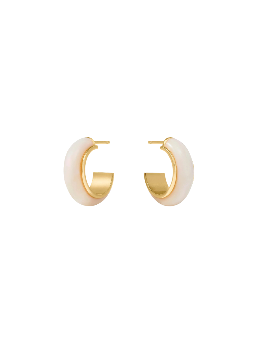 JULIE VOS | Carnaby Hoop - Alabaster