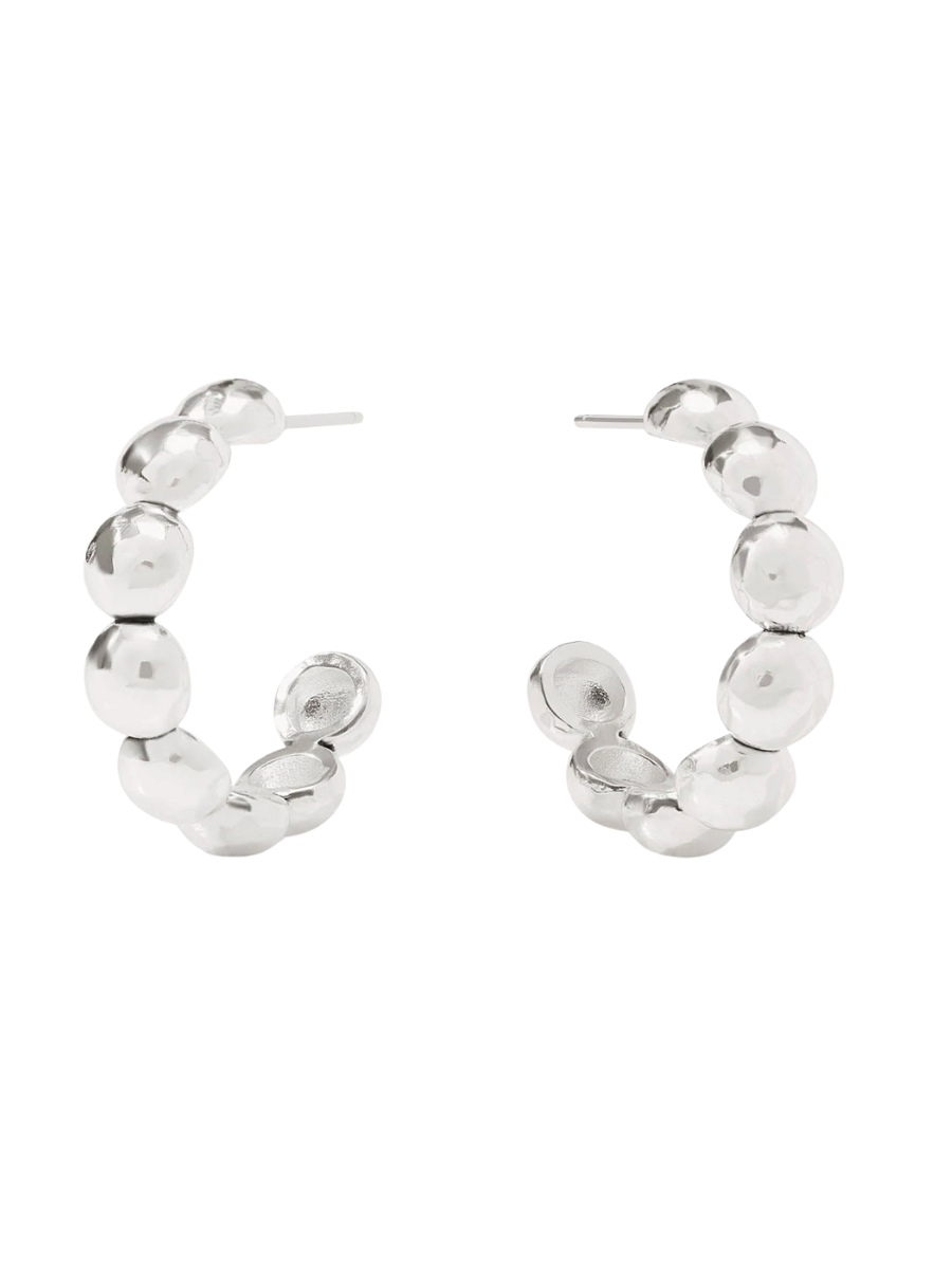 JULIE VOS | Solara Nova Hoop - Silver