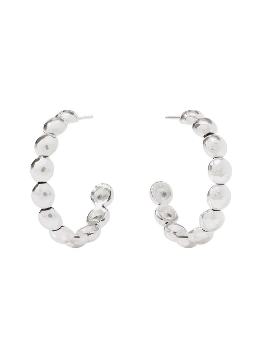 JULIE VOS | Solara Nova Hoop - Silver