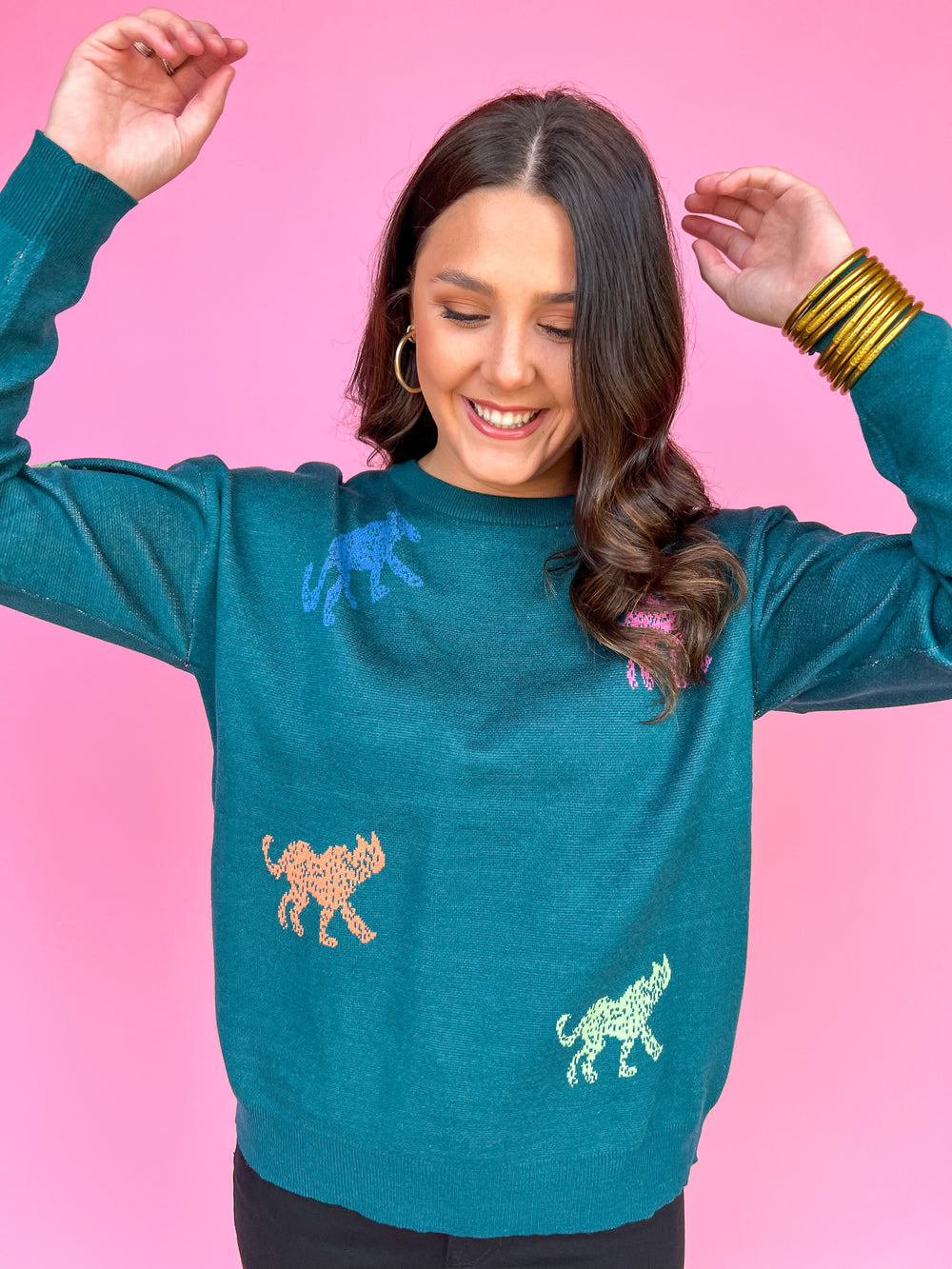 On the Hunt Sweater - Teal