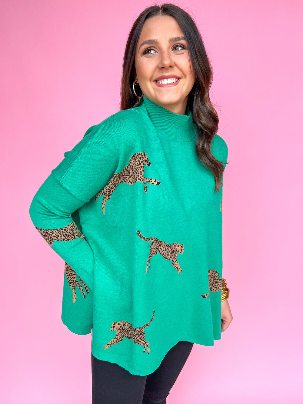 On The Catwalk Sweater - Kelly Green