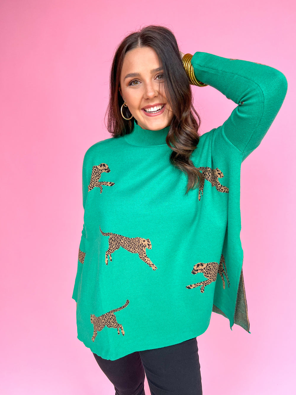 On The Catwalk Sweater - Kelly Green