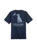 Local Boy | YOUTH Distressed LCF Colbalt Dog & Moon Tee
