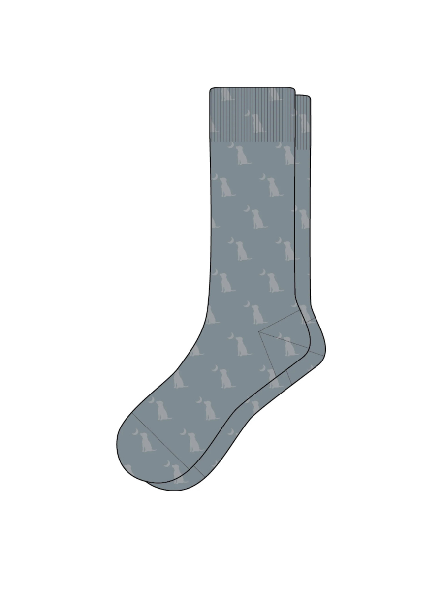 Local Boy | Dress Socks - Slate Dog & Moon