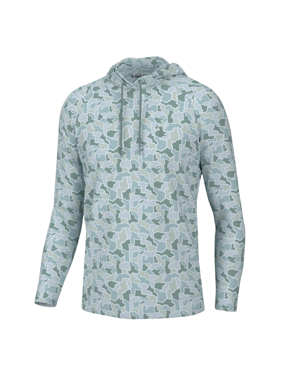 Local Boy | YOUTH Hemlock Hoodie - Blue Dog & Moon Camo