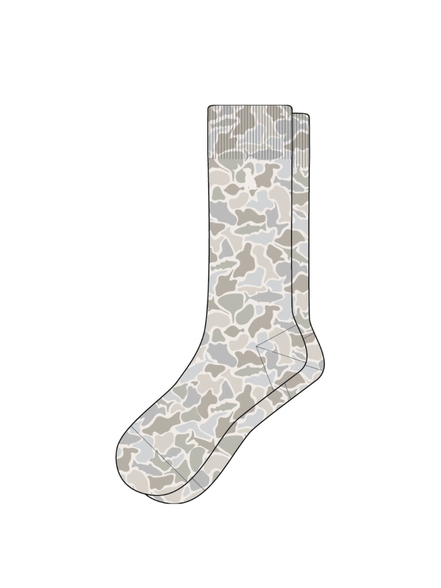 Local Boy | Dress Socks - Saltwater Camo