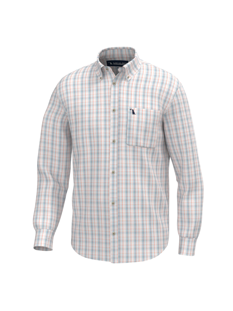 Local Boy | YOUTH Lee Dress Shirt - Lavender/Light/Blue/Salmon