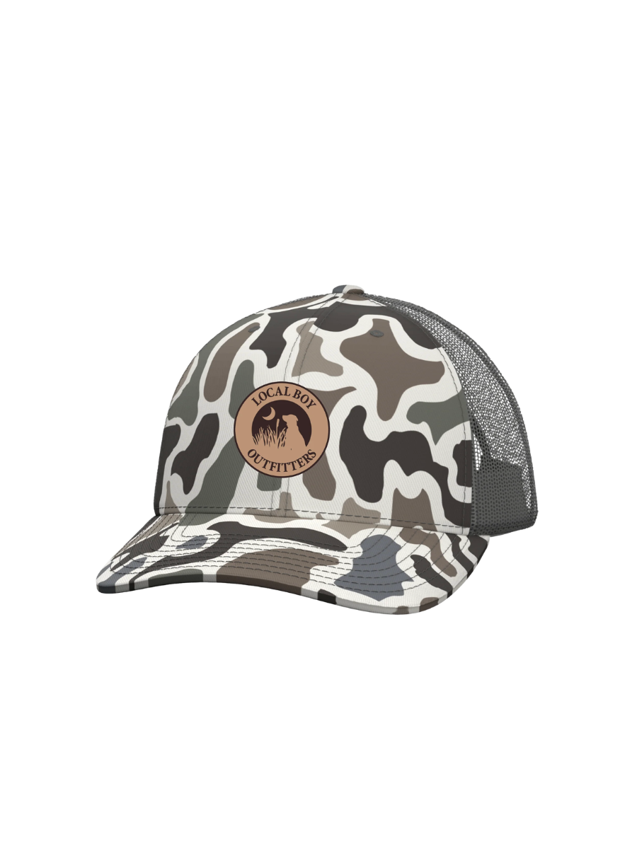 Local Boy | YOUTH Leather Patch Trucker Hat