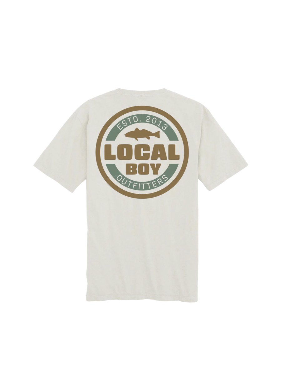 Local Boy | Classic Red Tee - Silver
