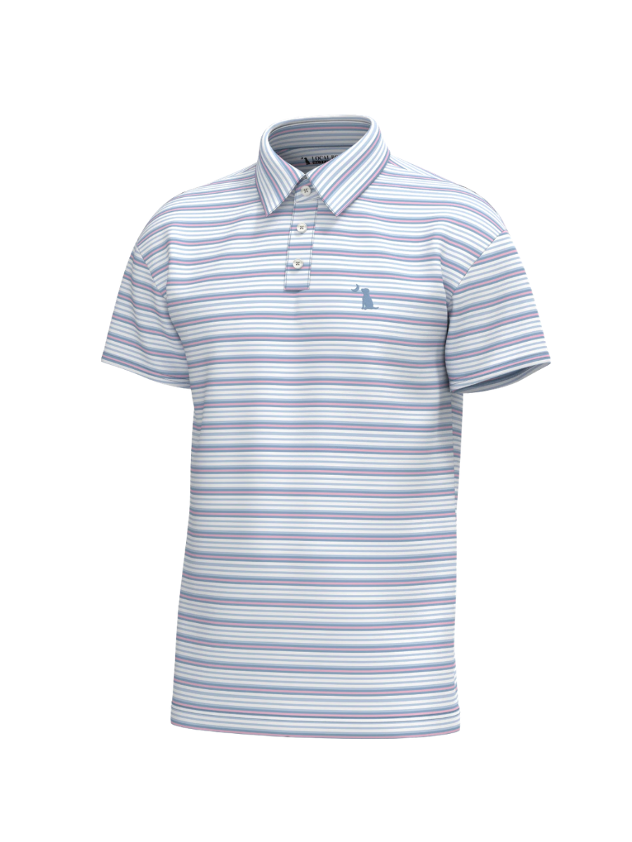 Local Boy | Cape Polo - Sky Blue/Pink