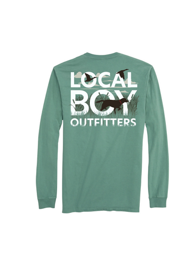 local boy text & tail long sleeve tee youth boys tripp