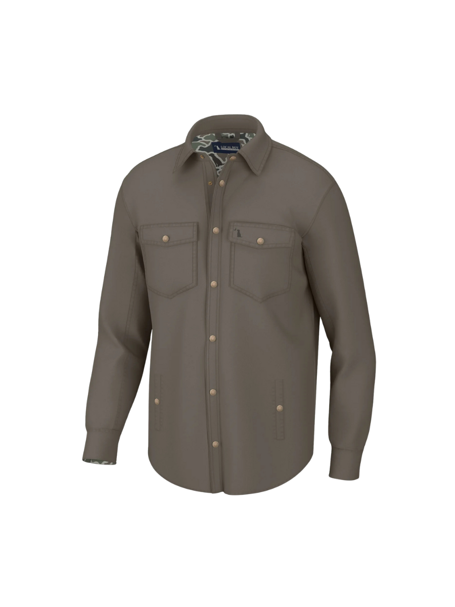 Local Boy | Sportsman's Shacket - Mud Dog & Moon