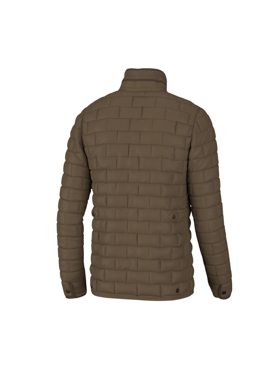 Local Boy | Brick Quilted Jacket - Mocha