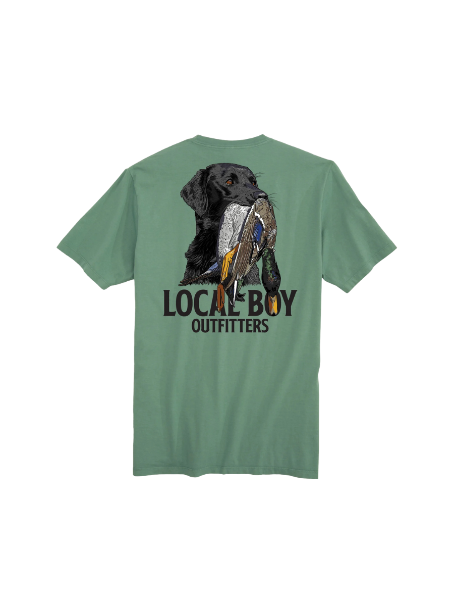 Local Boy | Feathered Fetch Tee - Light Green