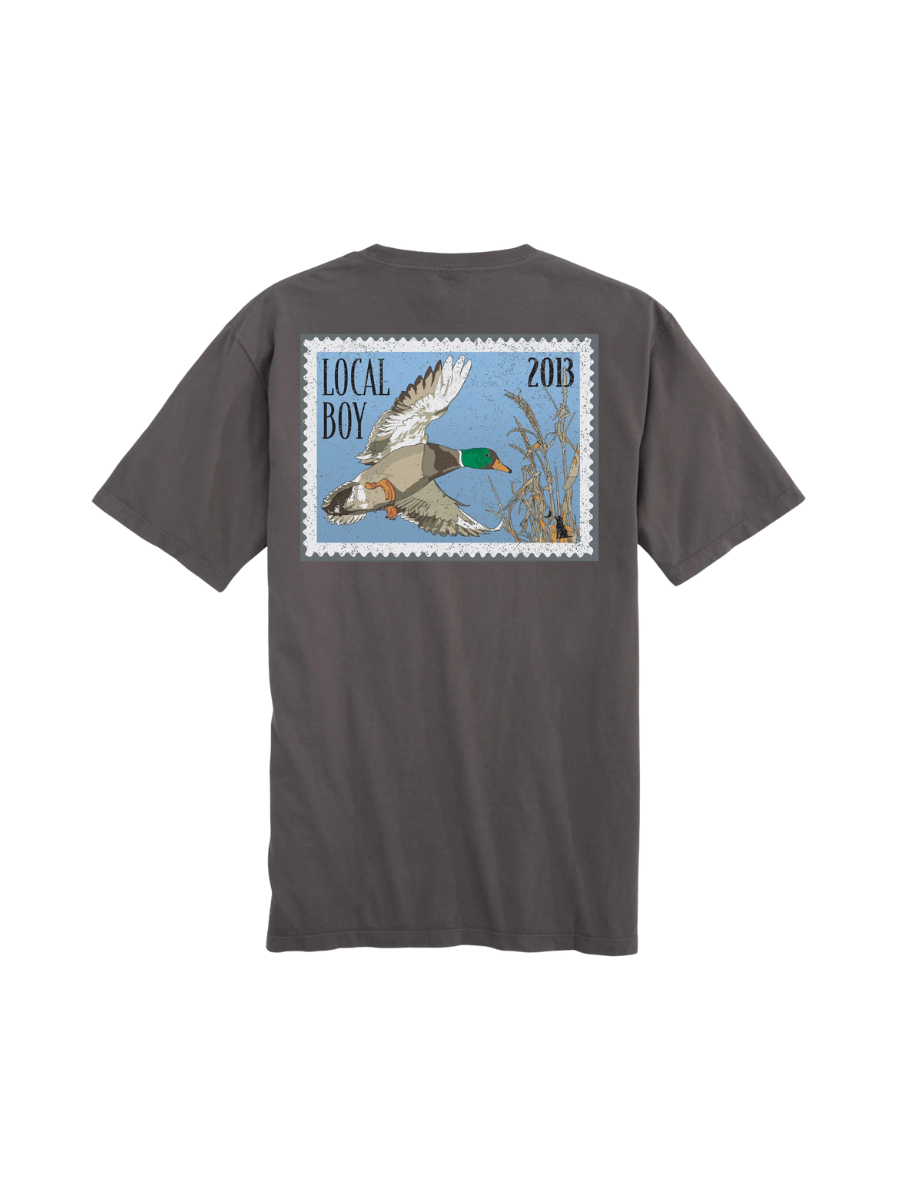 Local Boy | Mallard Stamp Tee - Gray