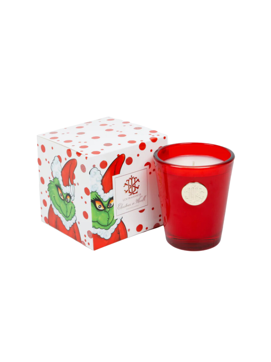 Lux Fragrances | 8 oz. Designer Box Candle - Christmas in Whoville