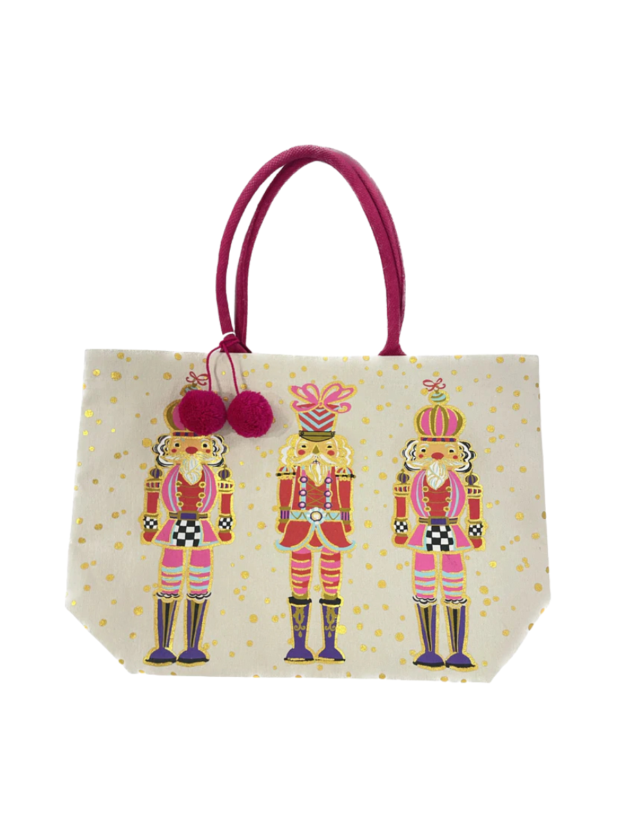 Lux Fragrances | Gold Foil Nutcracker Totebag