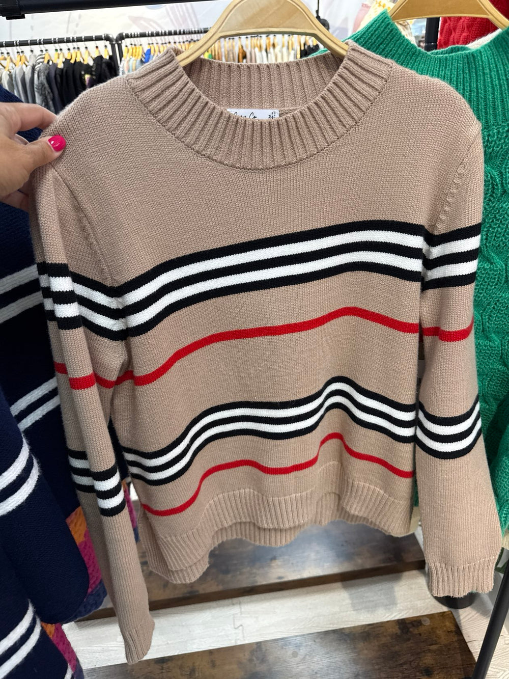 Striped & Ready Sweater