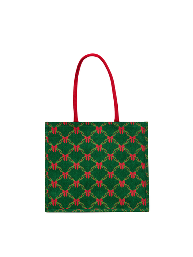 Mary Square Everyday Essentials Tote  Holiday Trellis gift jincy's