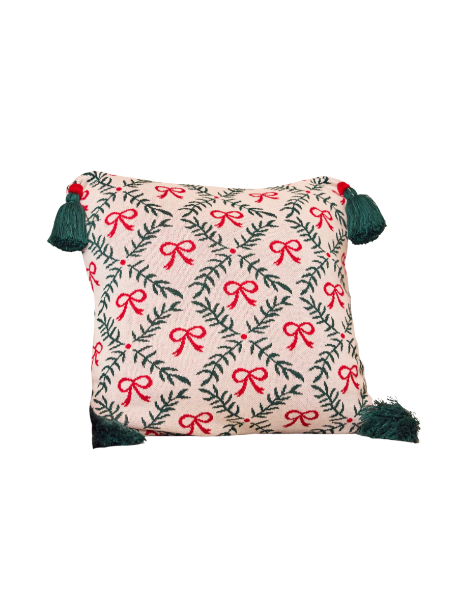 Mary Square Square Pillow Holiday Trellis home decor gift jincy's