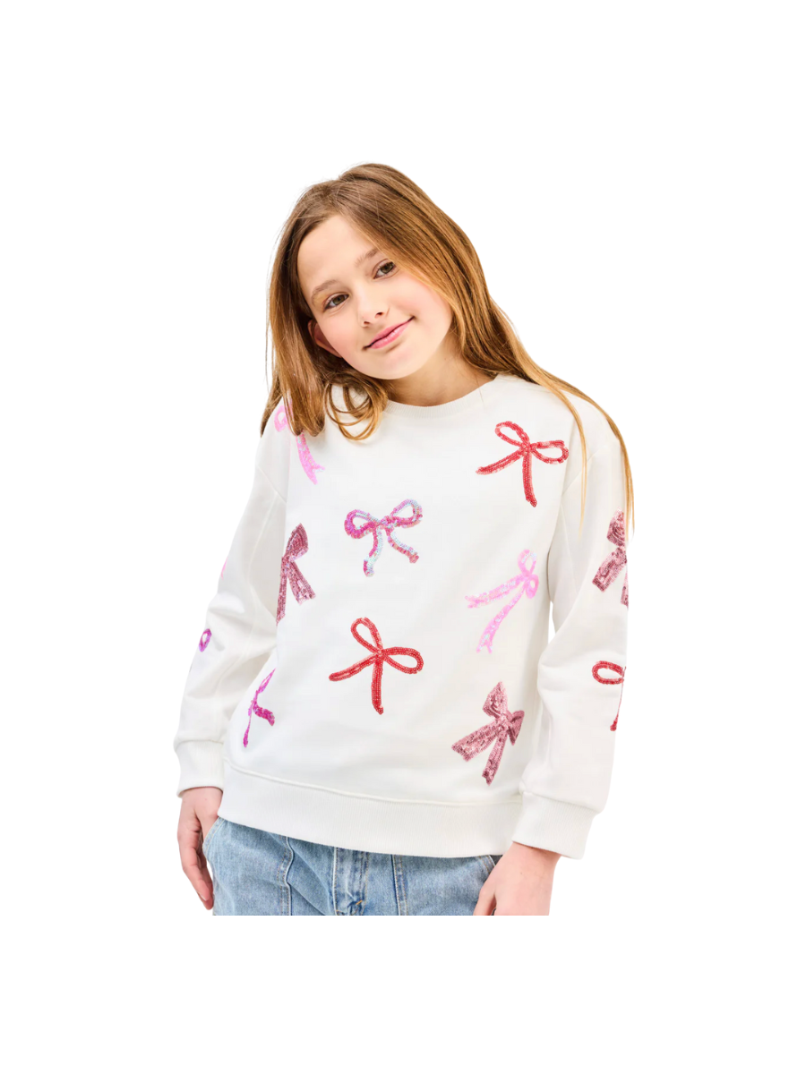 Mary Square | YOUTH Sarah Sweatshirt - Bows
