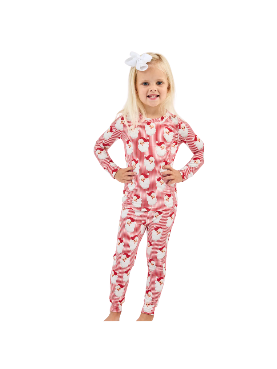 Mary Square | TODDLER Pajama Set - Red Santa Baby