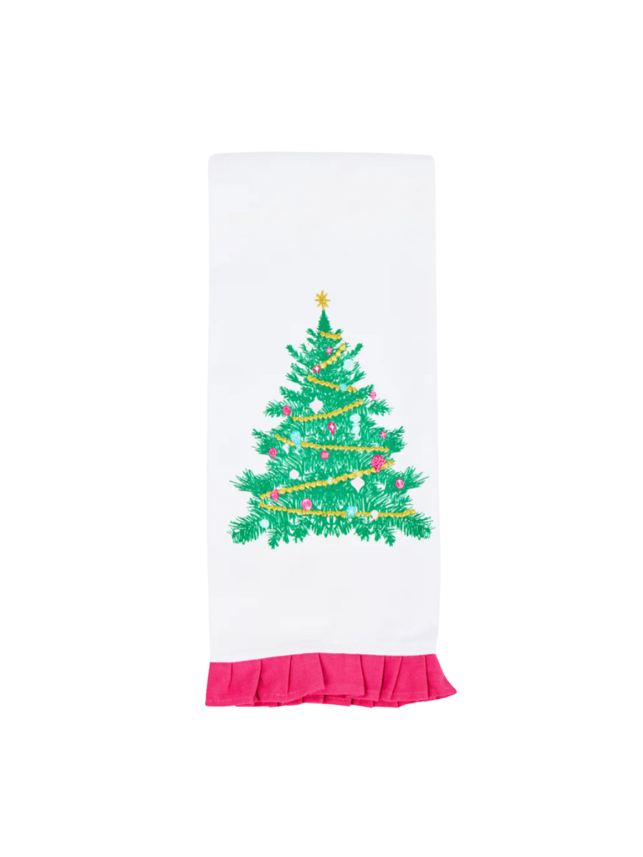 Mary Square | Tea Towel - Whimsical Tree