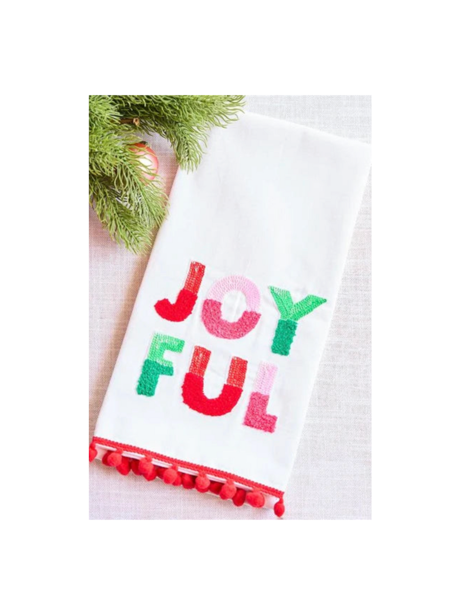 Mary Square | Tea Towel - Joyful