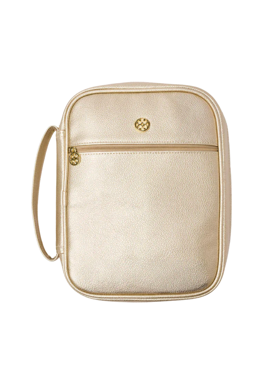 Mary Square | Bible Cover - Champagne