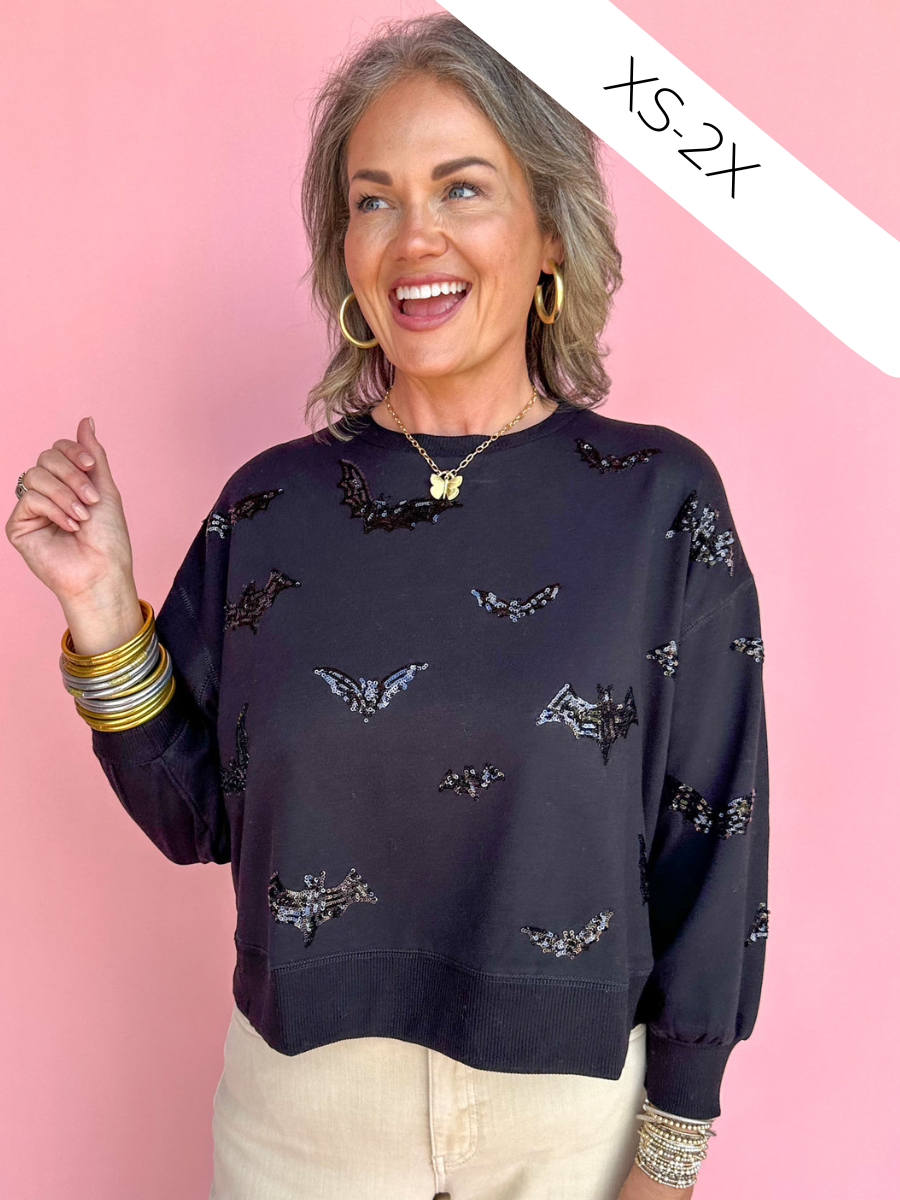 Mary Square | Millie Bats Sweatshirt