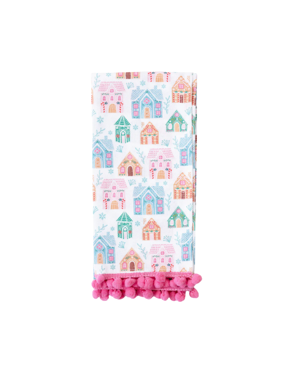 Mary Square | Gingerbread House Tea Towel