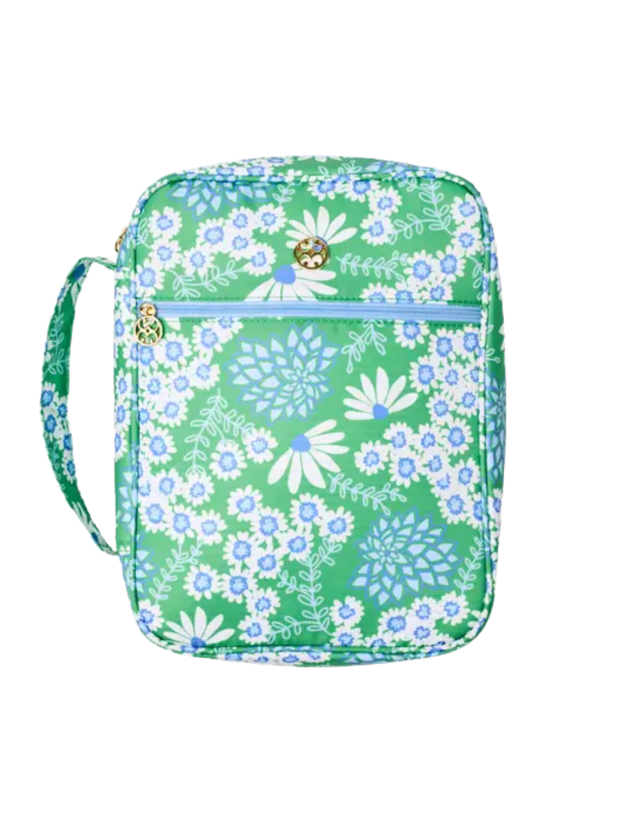 Mary Square | Bible Cover - Daisy Chain Green