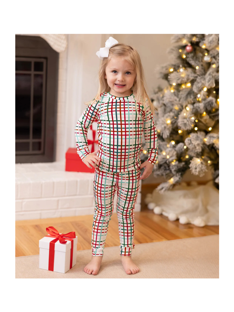 Mary Square | TODDLER Pajama Set - Family Plaid