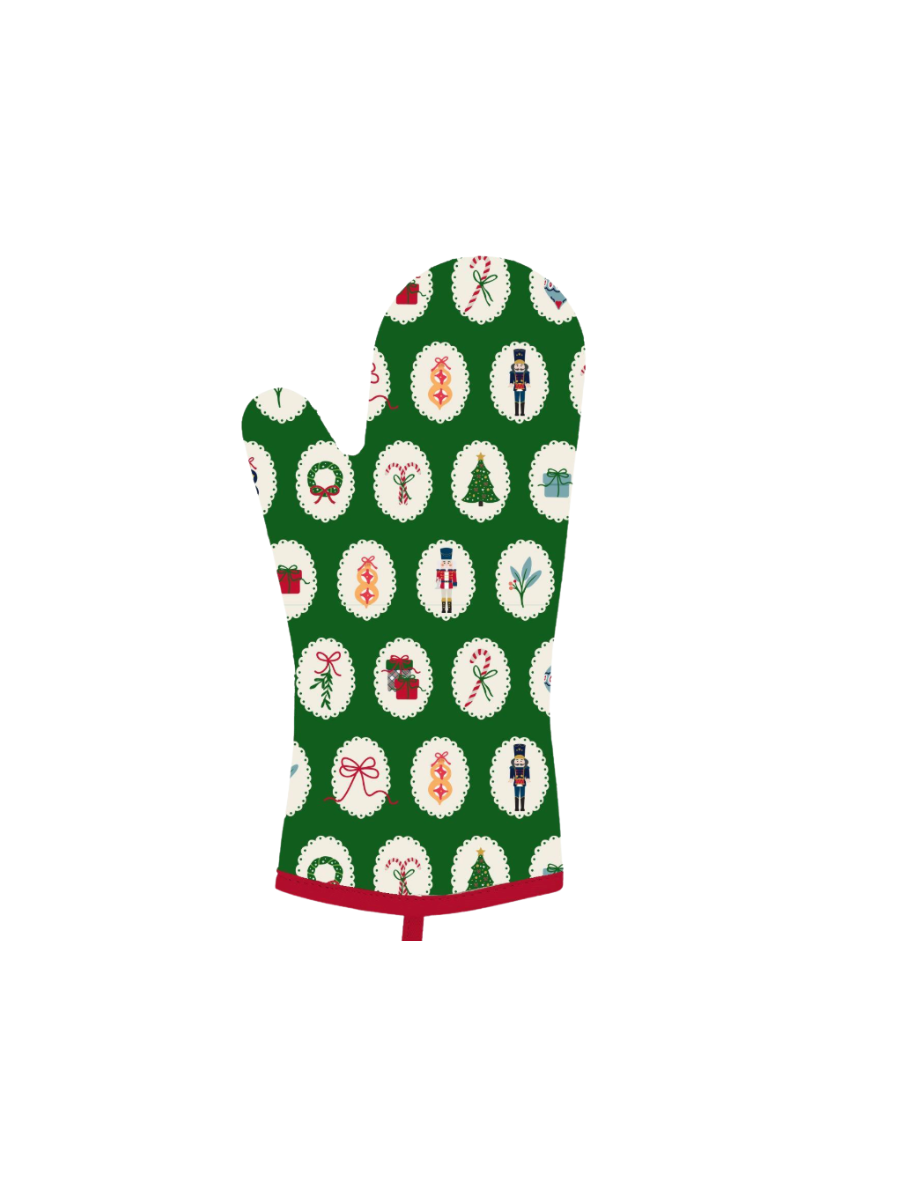 Mary Square | Oven Mitt - Christmas Tidings