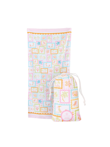 Mary Square Quick Dry Towel Happy Place beach pool womens gift jincy's