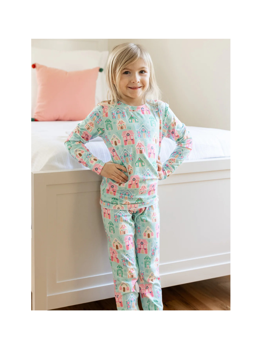 Mary Square | YOUTH Pajama Set - Home Sweet Home