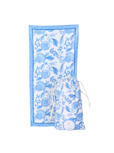 Mary Square Quick Dry Towel Porcelain Vines womens gifts blue white jincy's