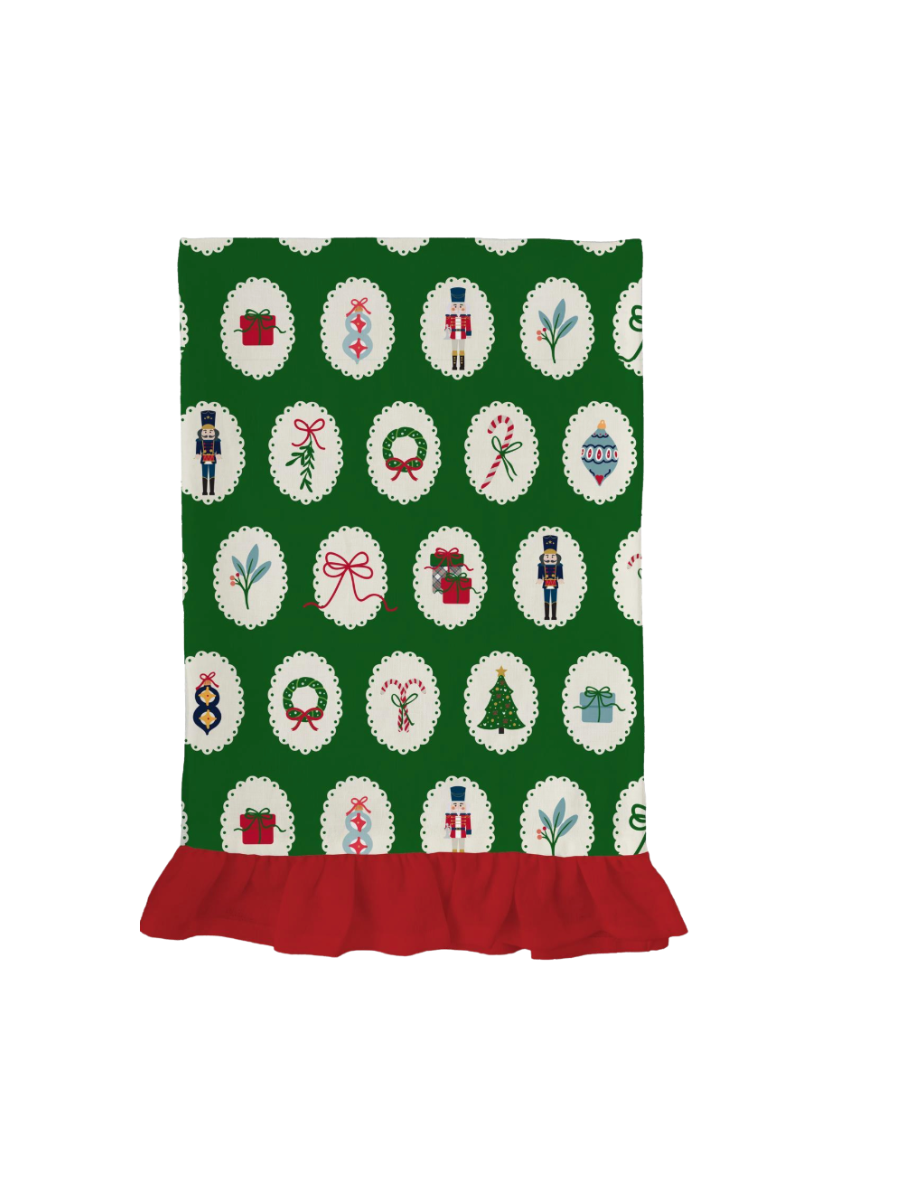 Mary Square | Tea Towel - Christmas Tidings