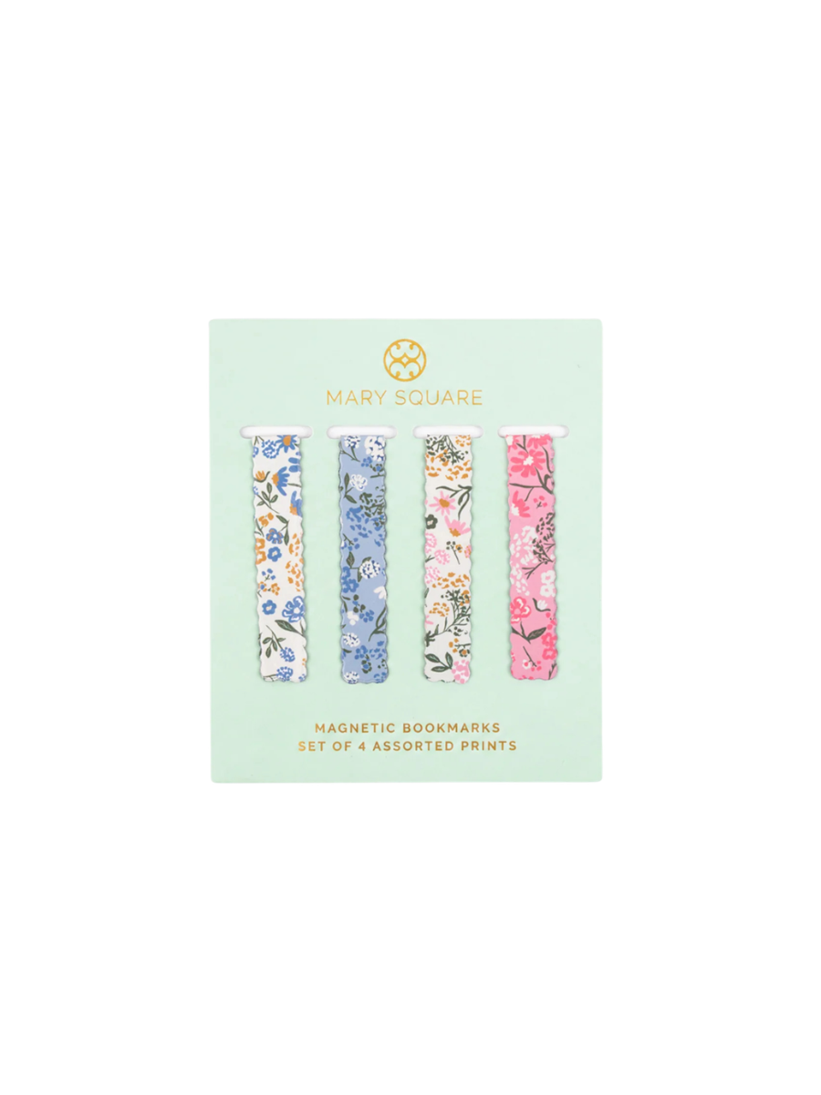 Mary Square | Magnetic Bookmark Set - Petal Charm