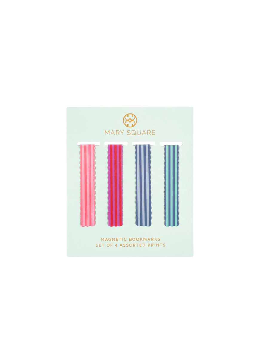 Mary Square | Magnetic Bookmark Set - Stripes