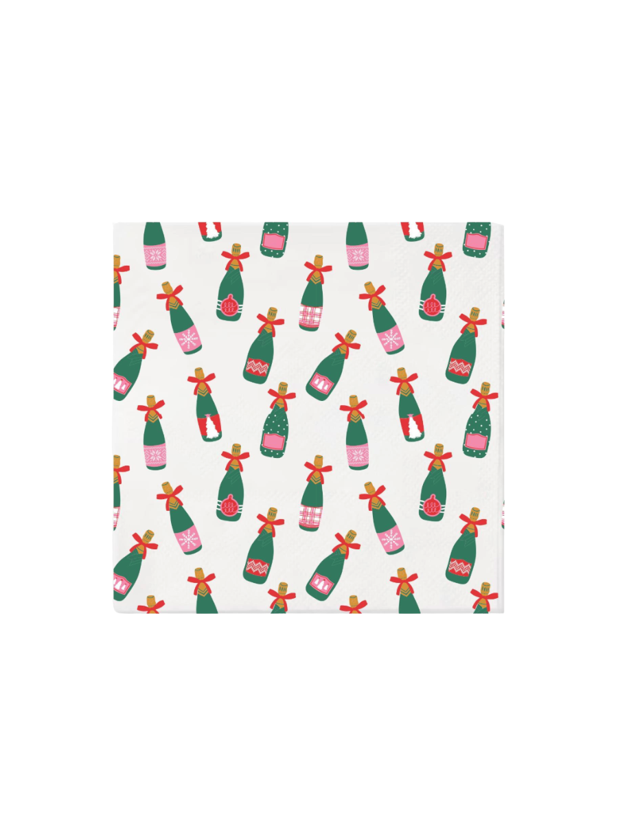 mary square cocktail napkins bottles entertaining home gift jincy's