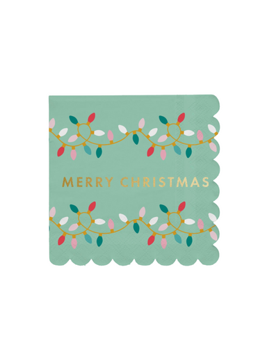 mary square scalloped edge merry christmas cocktail napkins lights entertaining gifts jincy's