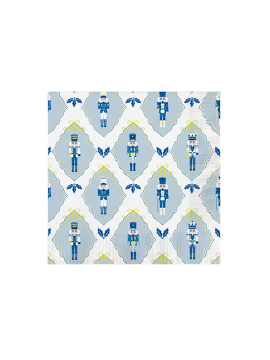 mary square cocktail napkins nutcrackers blue entertaining gift jincy's