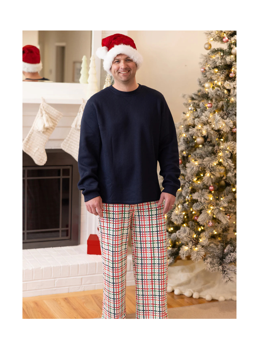 Mary Square | Men's Pajama Pants - Family Plaid