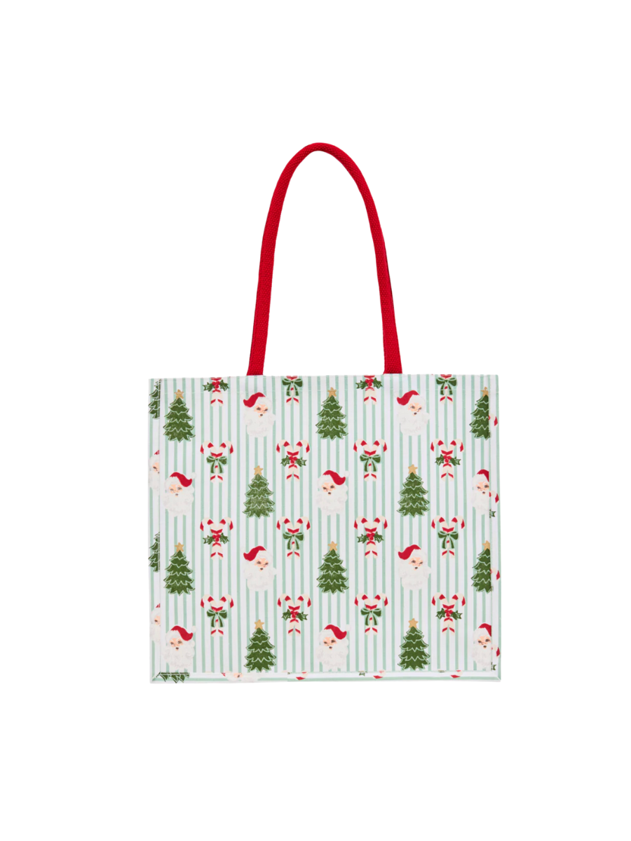 Mary Square Everyday Essentials Tote Peppermint Pine gift jincy's
