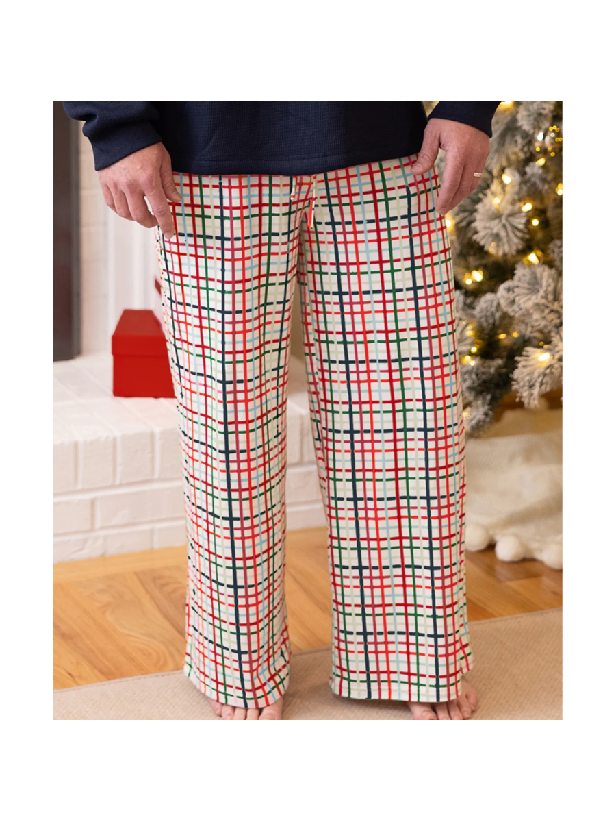 Mary Square | Men's Pajama Pants - Family Plaid